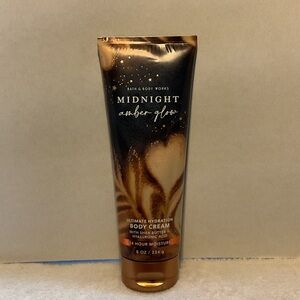 Bath & Body Works Midnight Amber Glow Body Cream - Gold and Black